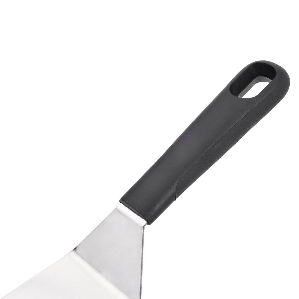 High-Precision Stainless Steel Mini Dessert Spatula with Softgrip Handle for Serving Pancakes or Desserts - High-Precision Culinary Tool for Baking & Cooking Detail