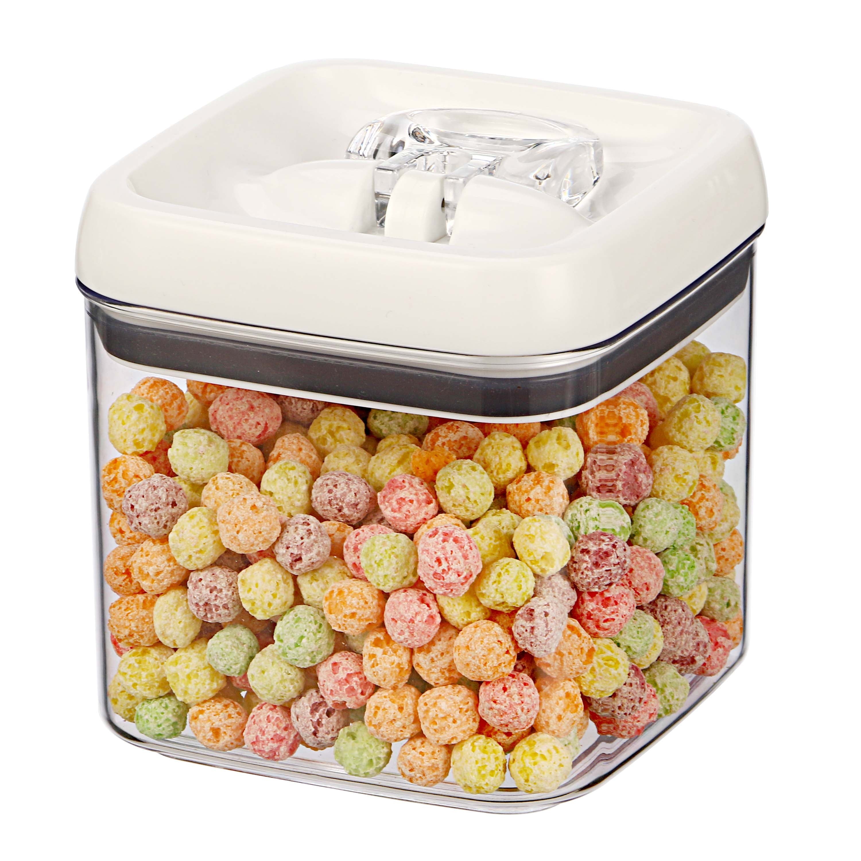Deliciously Squishy (2 pack) Canister - 4.5 Cup Square Food Storage Container, Designed to Help with Pantry Organization and F - Fun Food Fidget Cookie Squishable Toy Detail