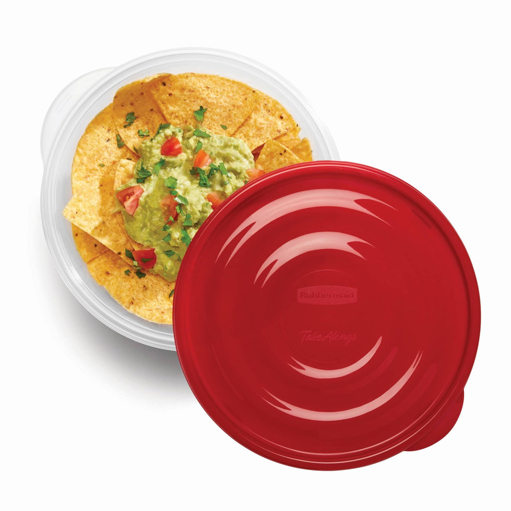 Playful Geometric 6.2-cup Round Food Storage Containers, Ruby Red, 3 pack - Playful Star & Heart Shaped Geometric NeeDoh Detail