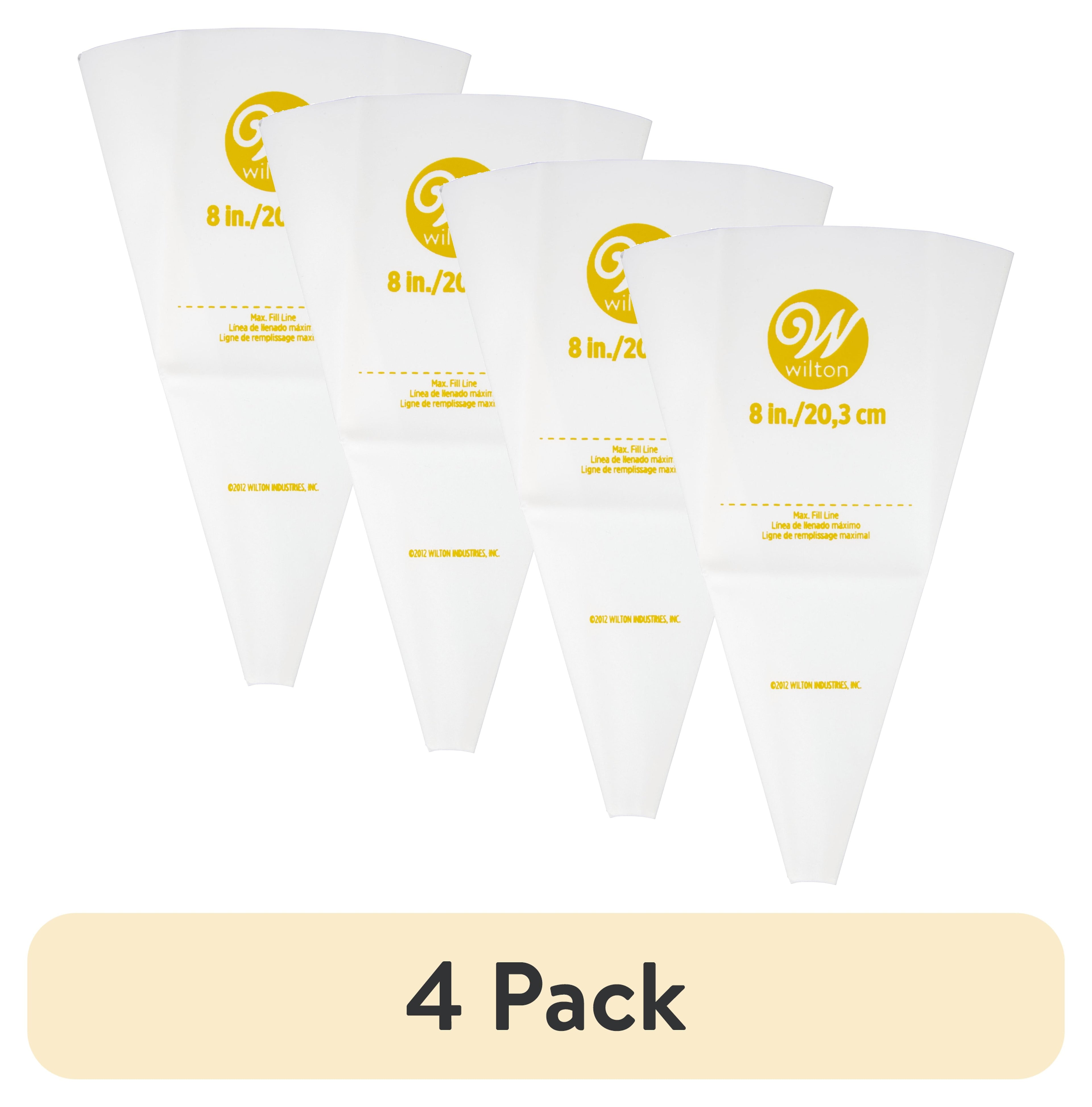 Time-Saving (4 pack) Reusable Featherweight Decorating Piping Bag, Plastic, 8-in. - Premium Stainless Steel Garlic Presser & Peeler - Default Title