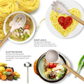 Ergonomic Cooking Silicone Cooking Utensils Set - 446°F Heat Resistant Silicone Kitchen Utensils for Cooking,Kitchen Utensil Spatula Se... - Premium Stainless Steel Cooking Utensil for Non-Stick Pots - Default Title