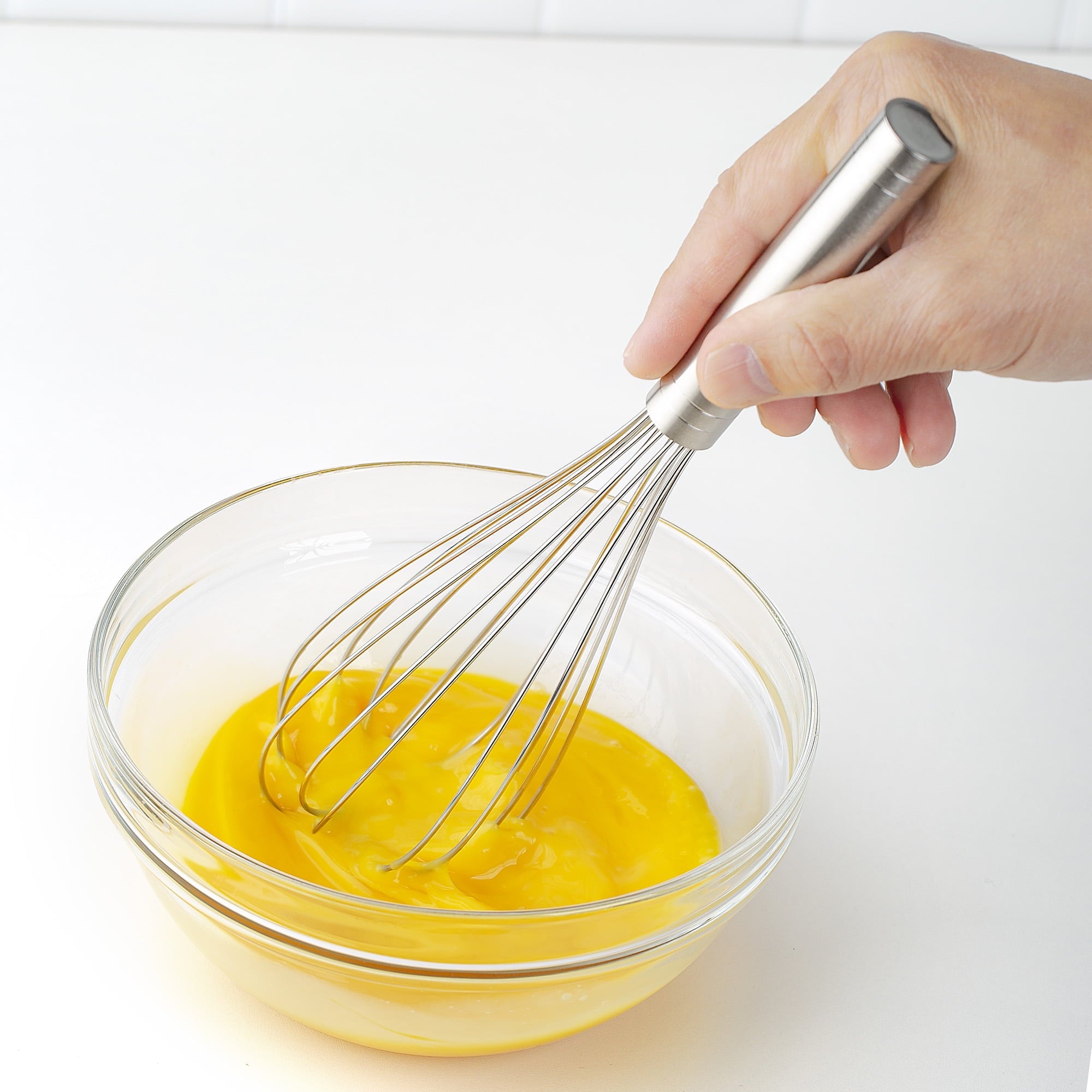 Multi-Functional 10" Stainless Steel Balloon Whisk - Premium Stainless Steel Garlic Presser & Peeler Detail