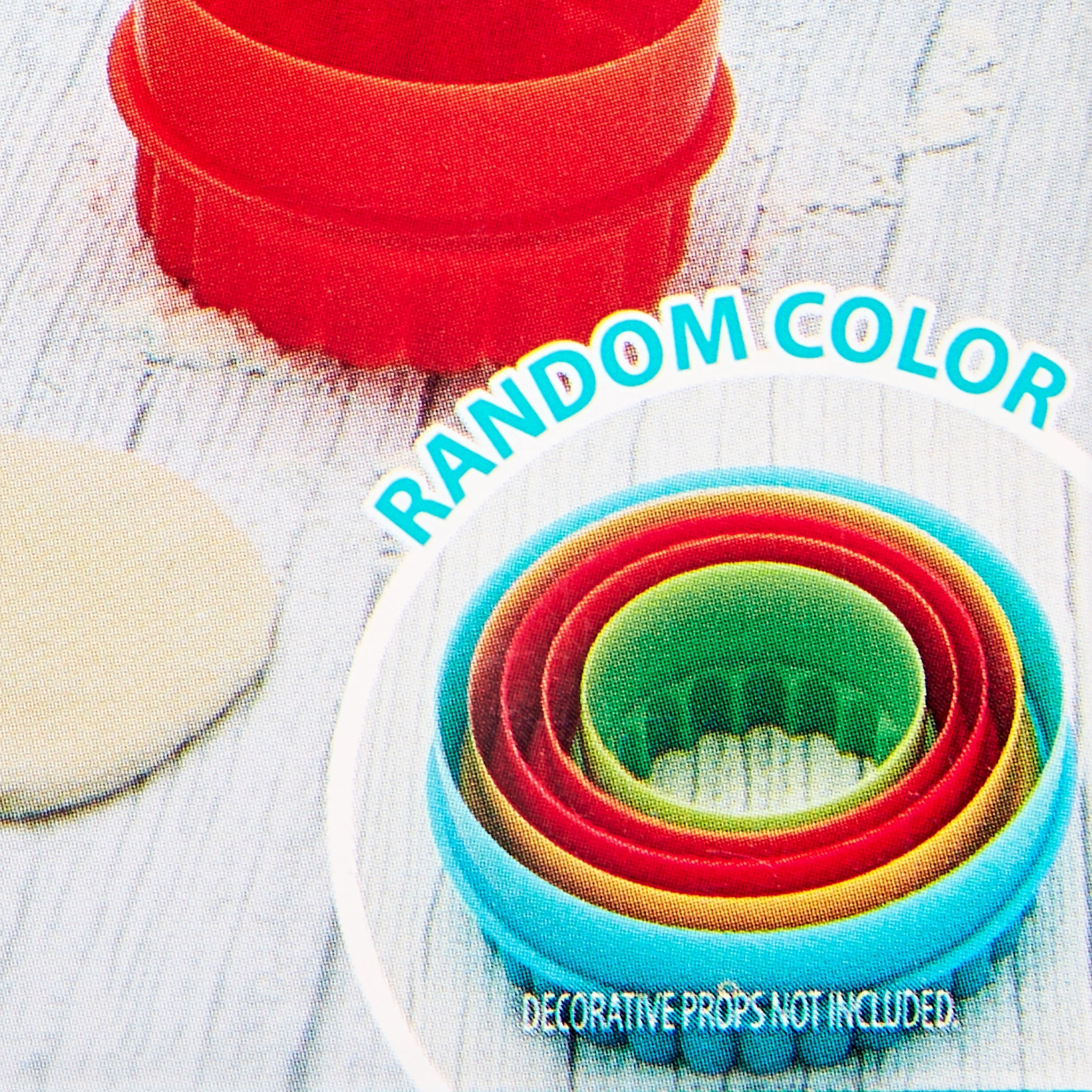 Multi-Functional Round Double-Sided Plastic Cookie Cutter Set, 5 Pieces - Kitchen Gadget Tool for Quick Food Prep Detail
