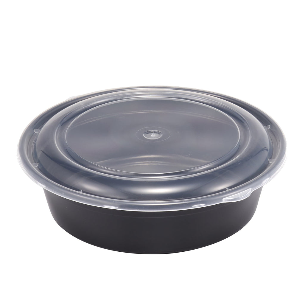 Fun Food Fidget 5-Pack Round Meal Prep Containers with Lids, 1L, BPA-Free, Microwave & Dishwasher Safe, Ideal Use for Meal ... - Deliciously Soft Cupcake Sensory Glob Detail
