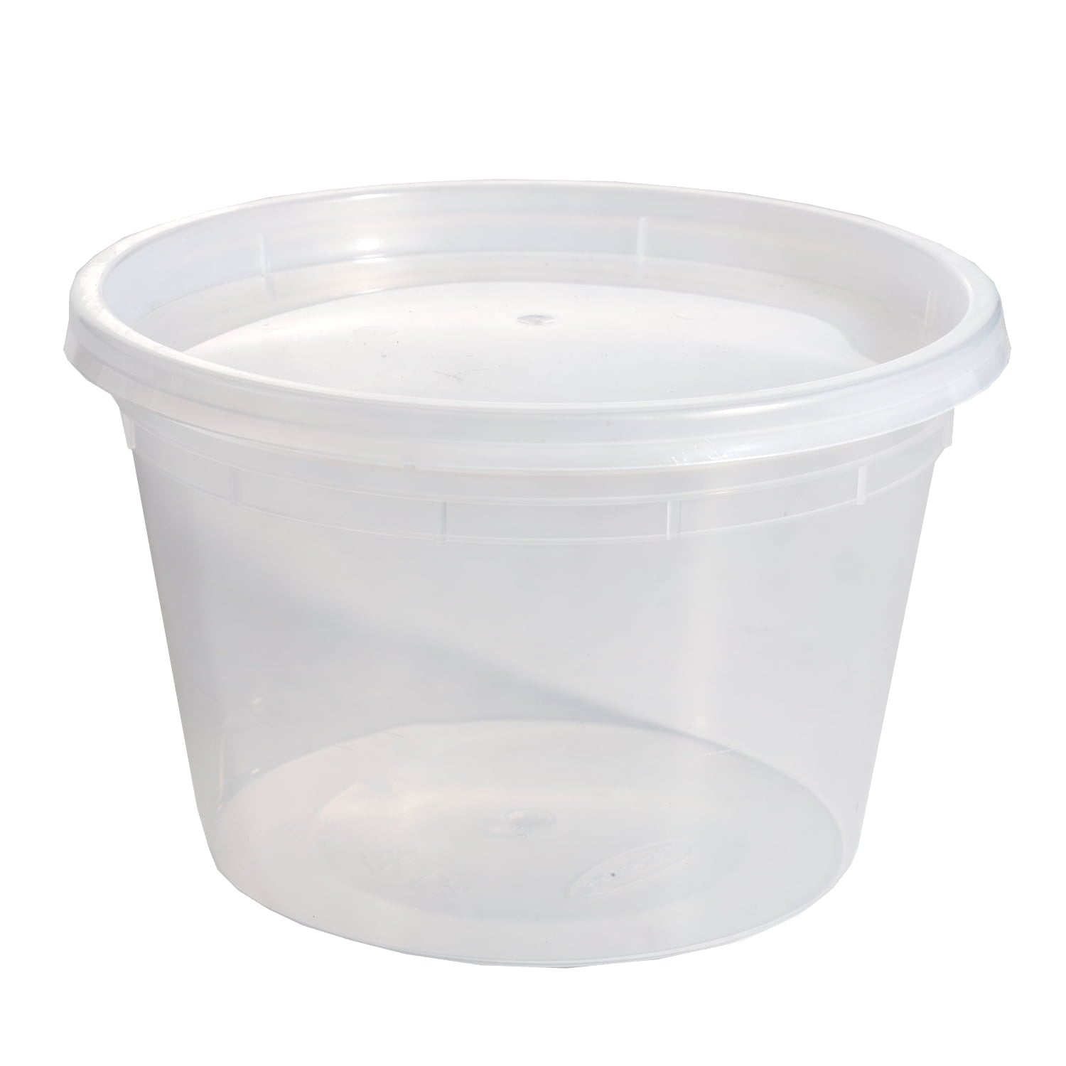 Deliciously Squishy 40 Piece 16oz Plastic Deli Container, Ideal Use for Meal Prep and Batch Cooking - Playful Star & Heart Shaped Geometric NeeDoh Detail