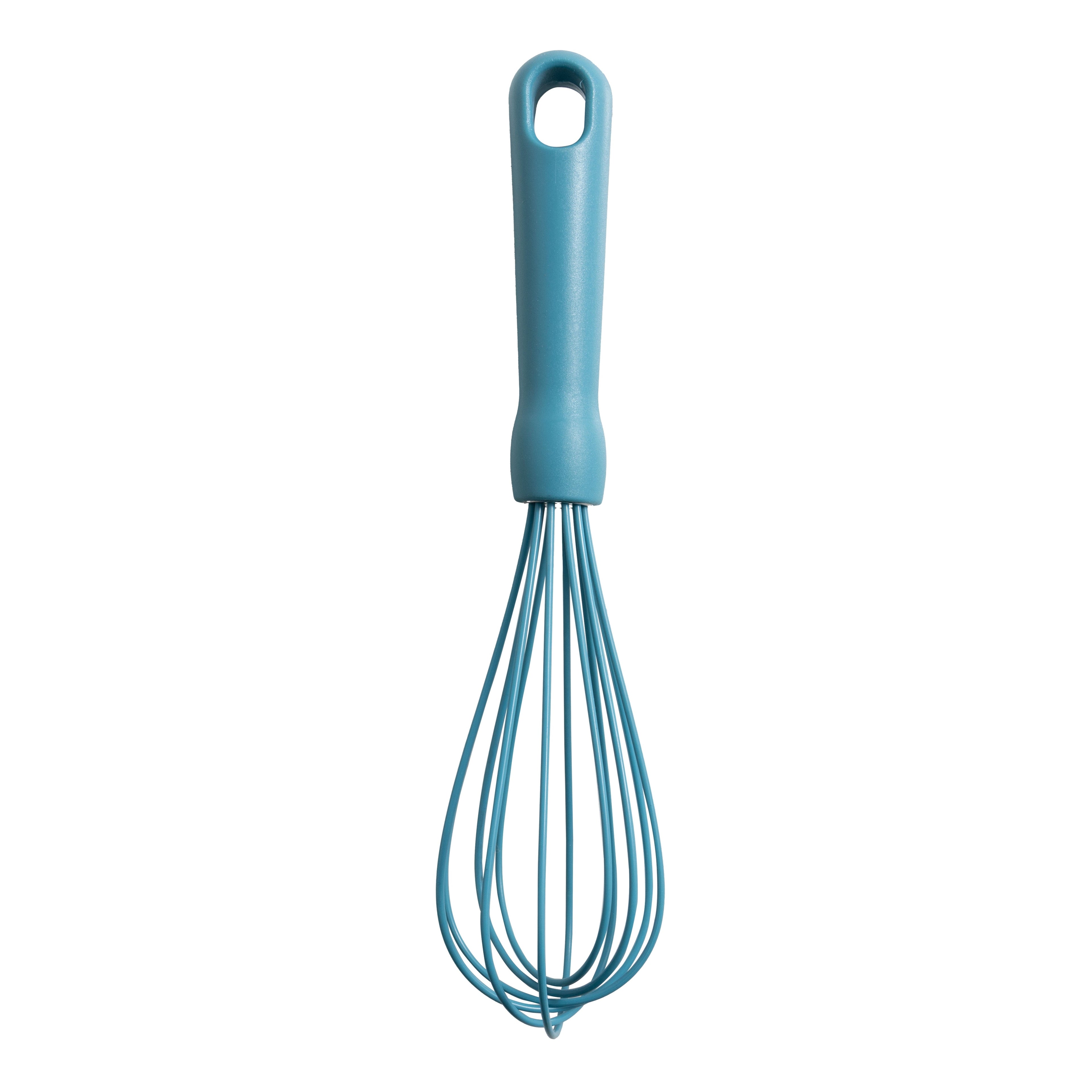 Premium Kitchen 3-Piece Silicone Whisk Set, 10.5"/10.4"/9.6" L, Blue Color - Kitchen Gadget Tool for Quick Food Prep Detail