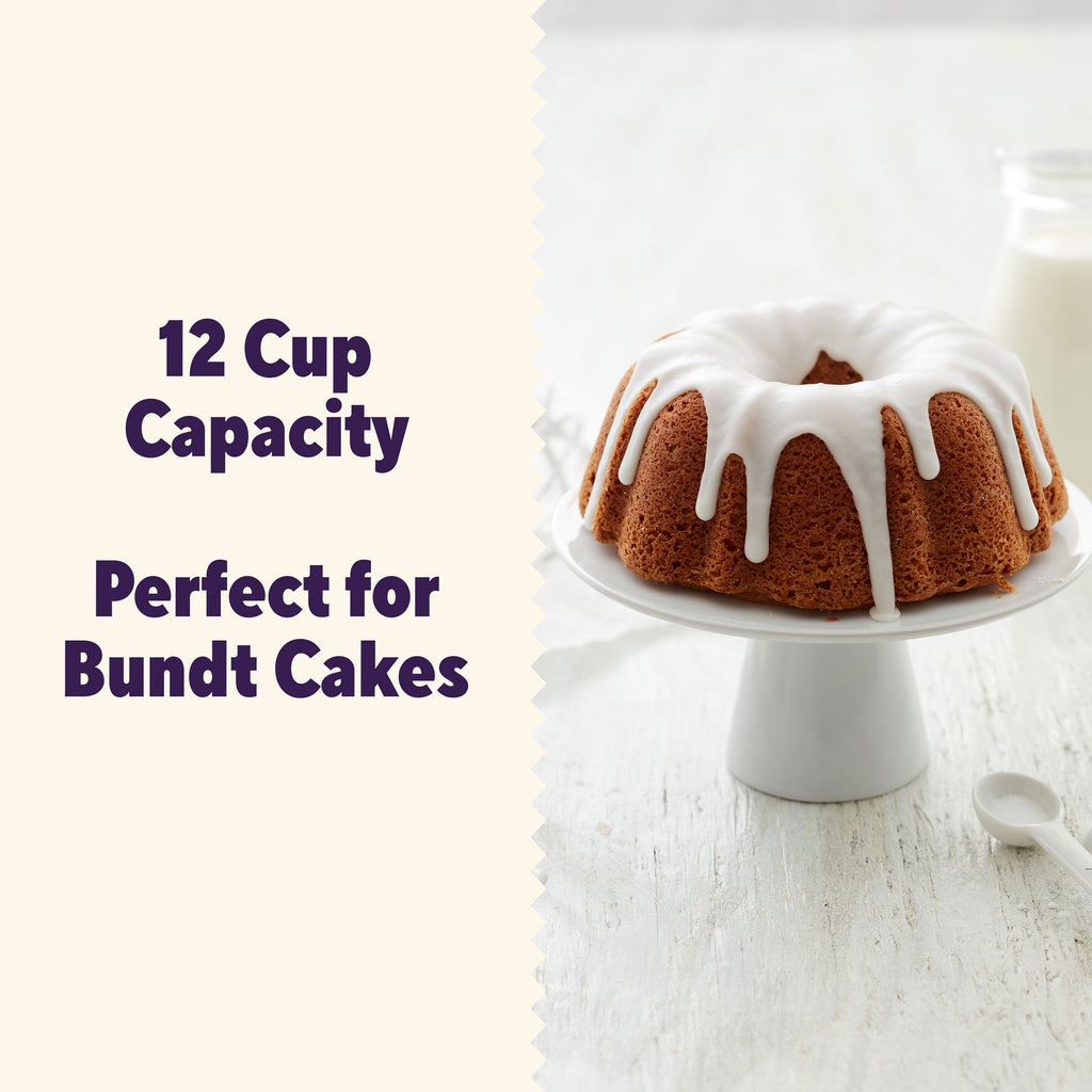 Premium Kitchen Everyday Non-Stick Bundt Cake Pan 9.51" Fluted Tube Baking Pan, Packaging May Vary - Multi-Functional Manual Food Chopper & Slicer Detail