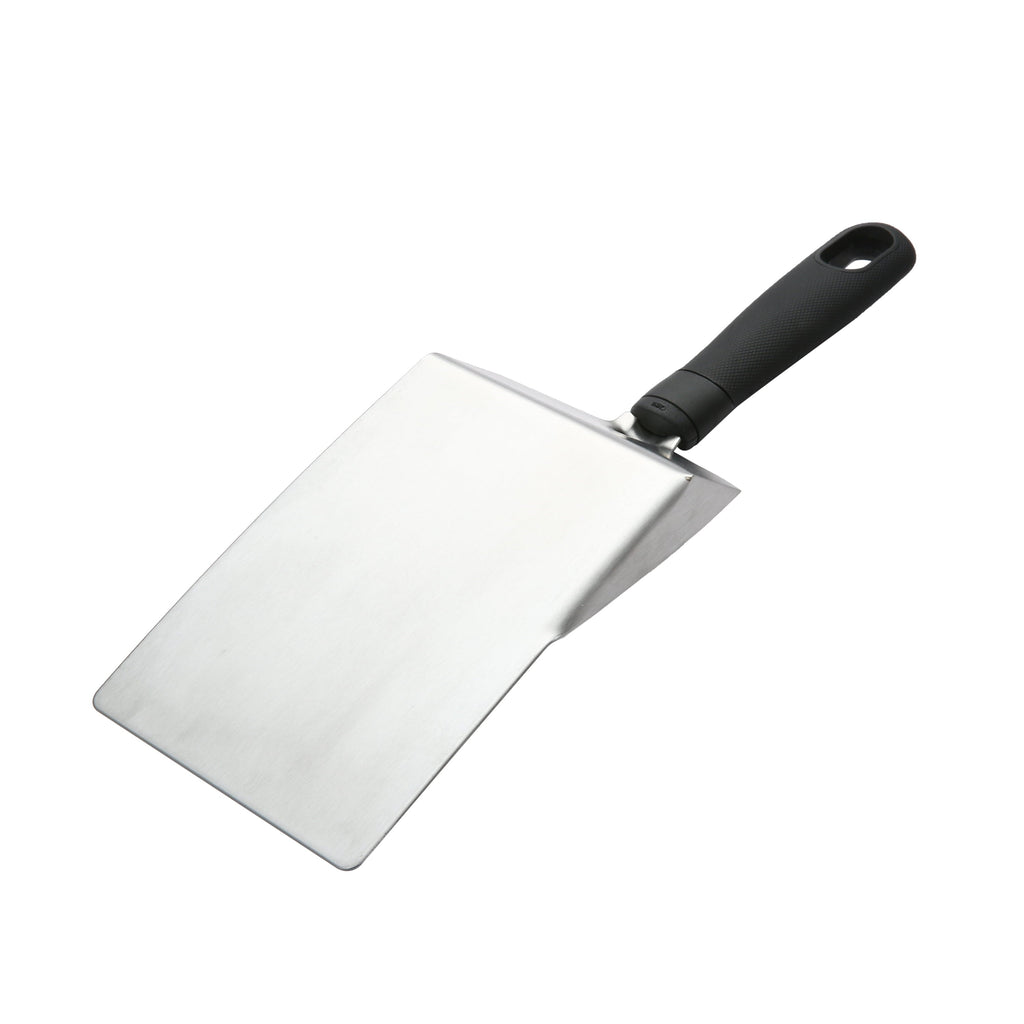 Heavy Duty Dishwasher safe 11.81 in Stainless Steel Kitchen Spatula - Multi-Purpose Hand Tool for Daily Meal Prep Detail