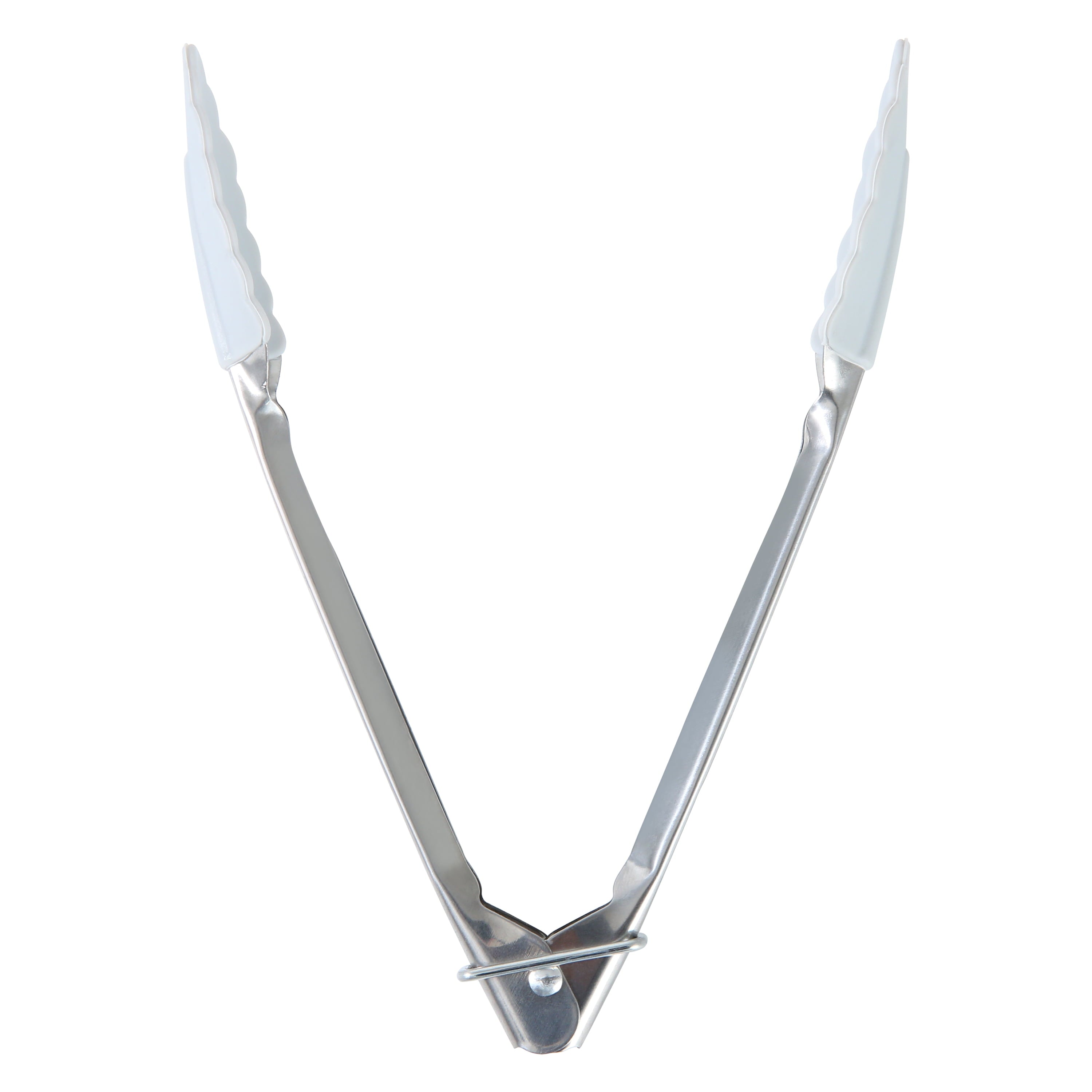 Professional Grade Stainless Steel and Silicone Mini Food Tongs Grey - Multi-Purpose Hand Tool for Daily Meal Prep Detail
