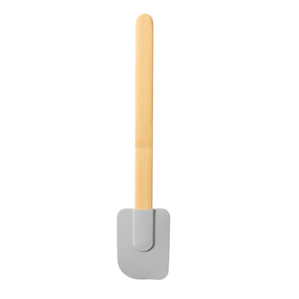 Chef-Quality Silicone Spatulas Set 4 with Bamboo Handles, Blue - Professional Kitchen Tool for Culinary Enthusiasts Detail