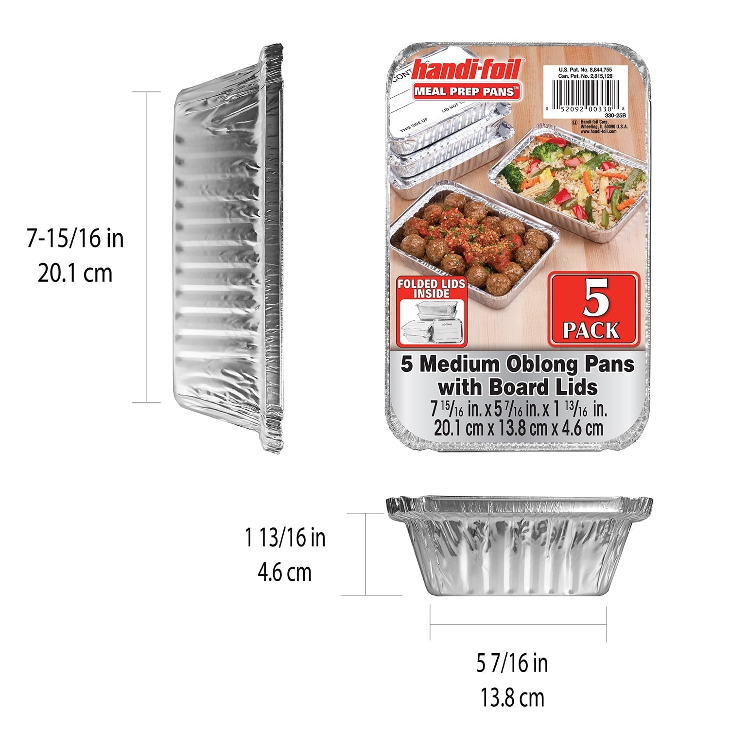 Sweet Treat Shaped Aluminum Meal Prep Pan with Lids, 5 Count - Fun Food Fidget Cookie Squishable Toy Detail