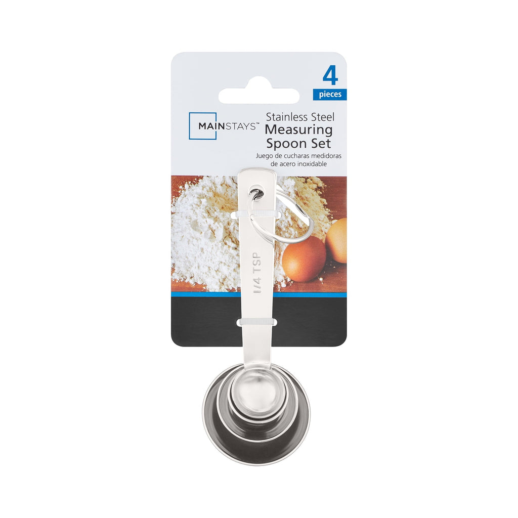 Premium Kitchen Kitchen Stainless Steel 4-Piece Nesting Measuring Spoons Set, Stainless Steel Finish - Premium Stainless Steel Garlic Presser & Peeler Detail