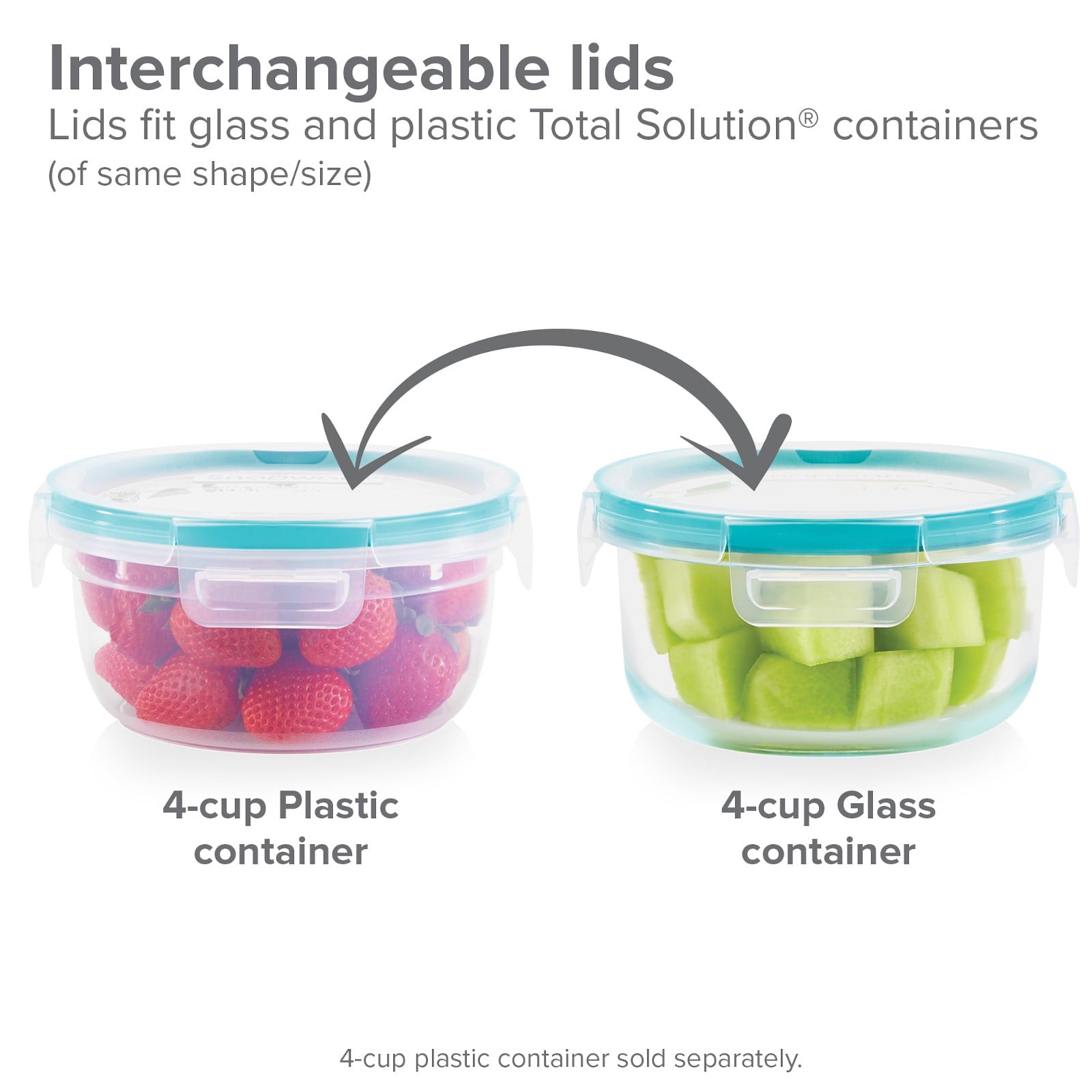 Sweet Treat Shaped Glass Storage Set, 10 Piece - Squishy Dohnut Sweet Treat Shaped Stress Toy Detail