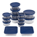 Fun Food Fidget Glass Food Storage Containers with SnugFit Lids, 30 Piece Set - Deliciously Soft Cupcake Sensory Glob - Default Title