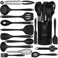 Chef-Quality Silicone Cooking Utensils Set - 446°F Heat Resistant Kitchen Utensils,Turner Tongs,Spatula,Spoon,Brush,Whisk,Ki... - High-Precision Culinary Tool for Baking & Cooking - Default Title