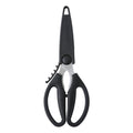 Time-Saving Stainless Steel Multi-Purpose 8.6in Kitchen Shears - Premium Stainless Steel Garlic Presser & Peeler - Default Title