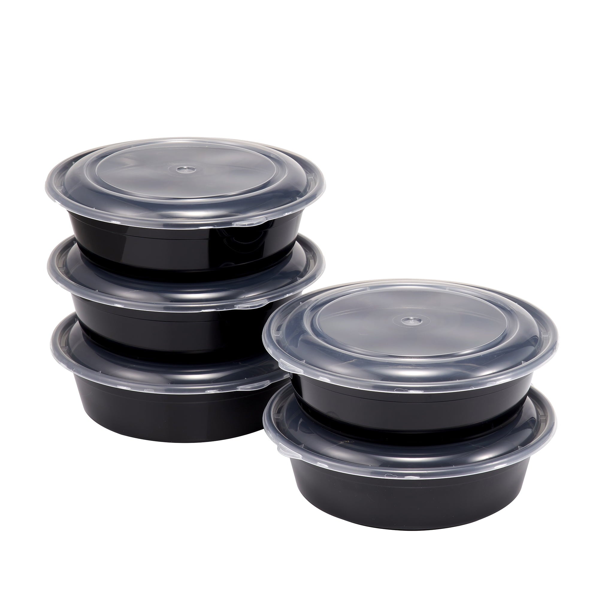 Fun Food Fidget 5-Pack Round Meal Prep Containers with Lids, 1L, BPA-Free, Microwave & Dishwasher Safe, Ideal Use for Meal ... - Deliciously Soft Cupcake Sensory Glob - Default Title