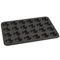 Time-Saving 24 Cavity Mini Muffin Pan, Non-Stick Bakeware,1.8 inch Diameter Cups,Gray,Carbon Steel - Premium Stainless Steel Garlic Presser & Peeler - Default Title