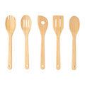 High-Precision 5pk Bamboo Spoons for Cooking, Kitchen Essential Tools Set - Professional Kitchen Tool for Culinary Enthusiasts - Default Title