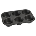 Innovative 6 Cup Jumbo Muffin Pan, Non-Stick Bakeware,3.4 inch Diameter Cups,Gray,Carbon Steel - Innovative Kitchen Helper for Modern Cooking - Default Title