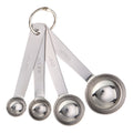 Premium Kitchen Kitchen Stainless Steel 4-Piece Nesting Measuring Spoons Set, Stainless Steel Finish - Premium Stainless Steel Garlic Presser & Peeler - Default Title