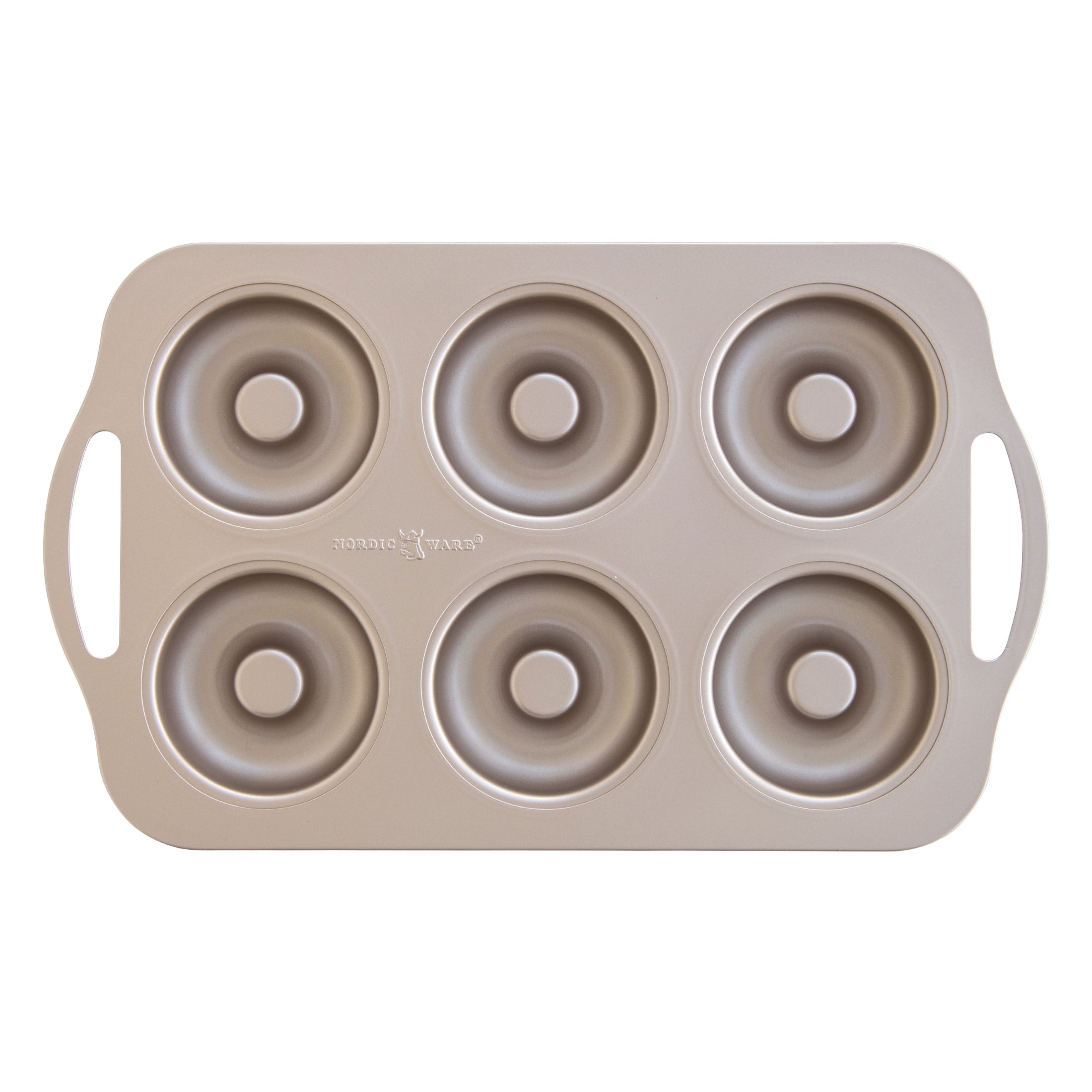 Ergonomic Manual 6 Cavity Nonstick Steel Donut Pan - Premium Stainless Steel Garlic Presser & Peeler - Default Title