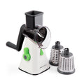 Premium Kitchen Manual Rotary Grater & Slicer - Premium Stainless Steel Garlic Presser & Peeler - Default Title