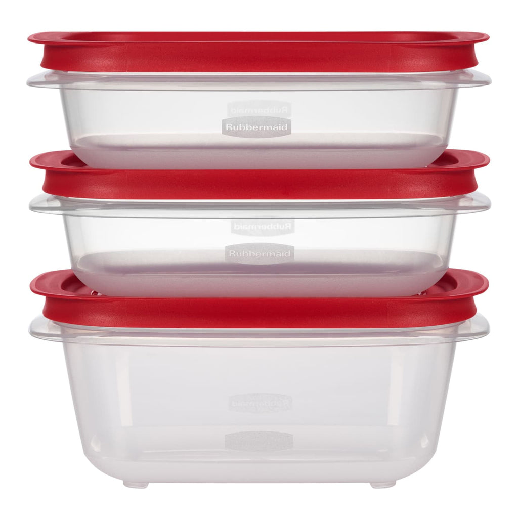 Playful Geometric 3.57-Cup (2) and 5.26-Cup EasyStore Rectangle Containers, 3 Pack, Food Storage Containers, Food Storage Containers wi... - Squishy Dohnut Sweet Treat Shaped Stress Toy - Default Title