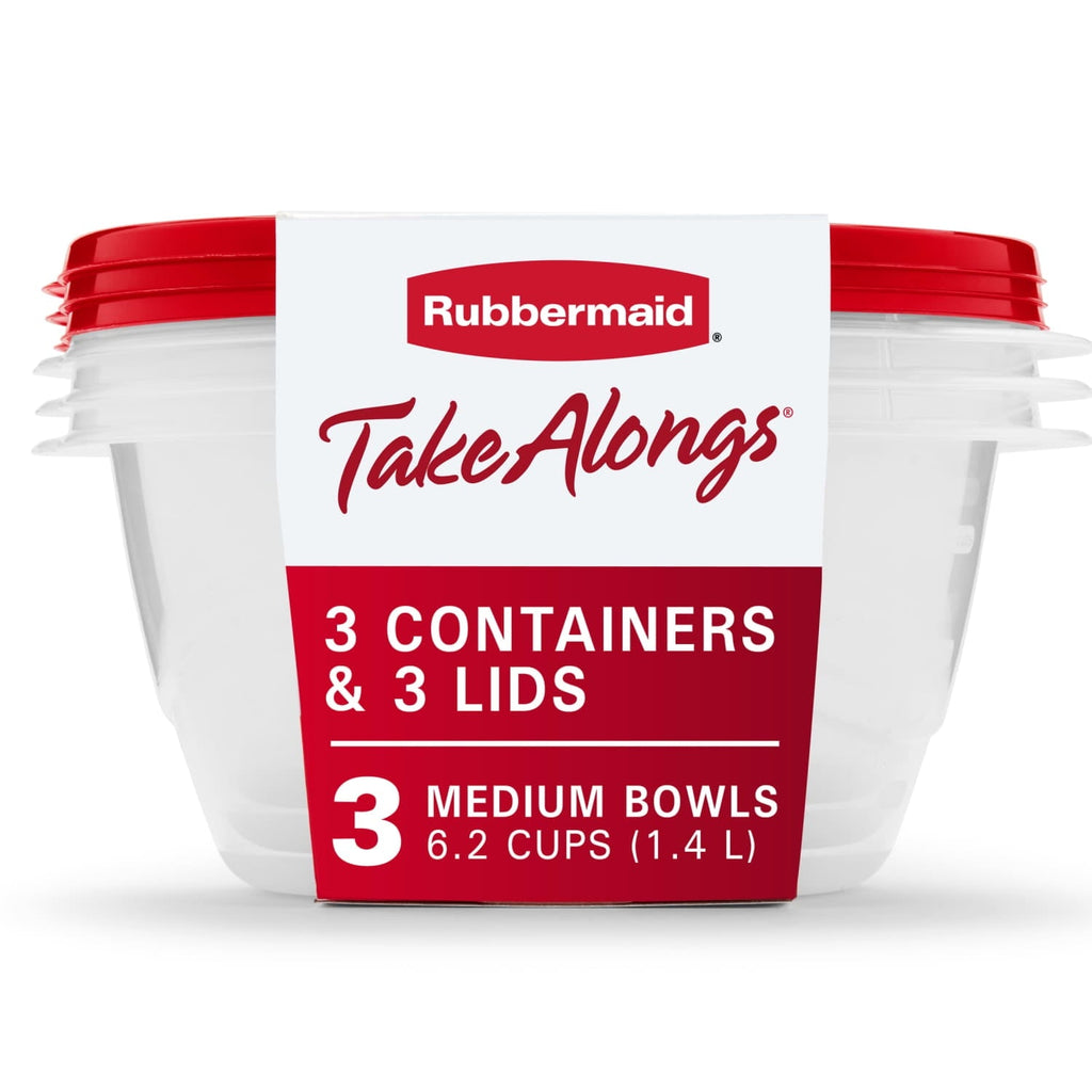 Playful Geometric 6.2-cup Round Food Storage Containers, Ruby Red, 3 pack - Playful Star & Heart Shaped Geometric NeeDoh - Default Title