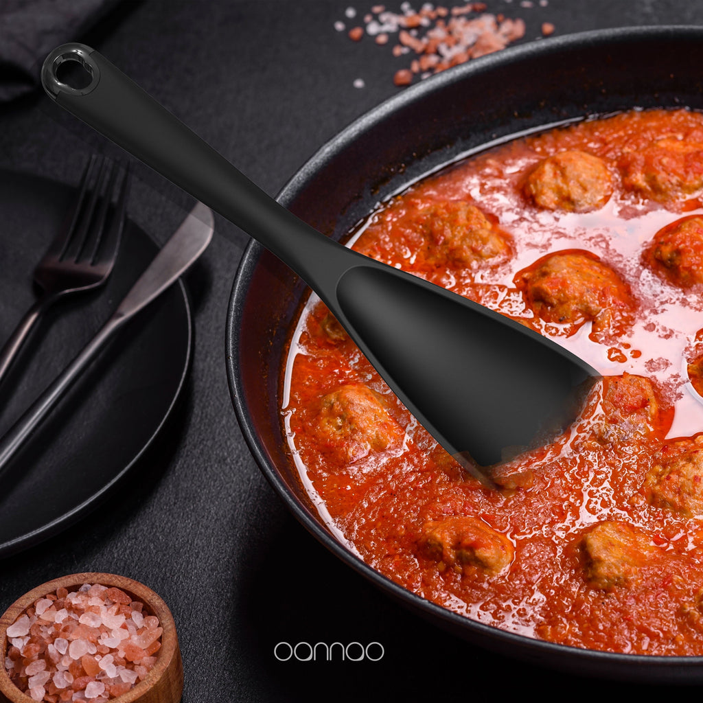 Seamless One-Piece Silicone Kitchen Utensils Set, 600°F Heat Resistant Silicone Cooking Utensils, Spatula, Spoon, Whisk, Tongs, Kitchen ... - Durable Turner & Ladle Utensil Set for Home Chefs Detail
