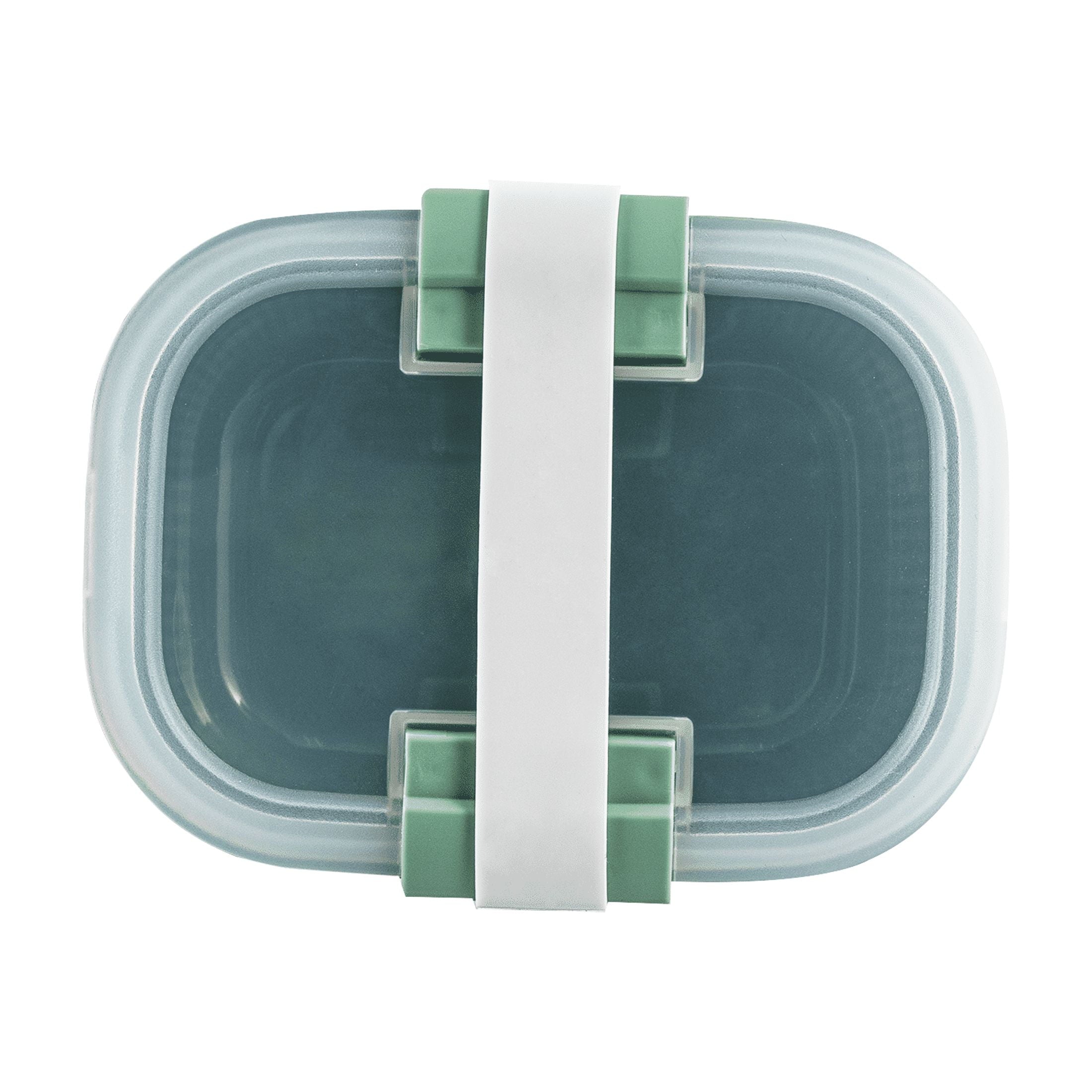 Playful Geometric Food Storage Snack Container, Plastic, Rectangle, Green, 19oz Capacity, Best Used for On-the-Go Snacks and Small Port... - Playful Star & Heart Shaped Geometric NeeDoh Detail