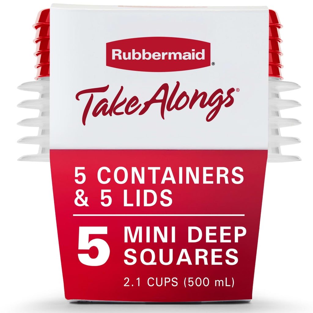 Playful Geometric (2 pack) 2.1 cups Clear Food Storage Container 5 pk - Deliciously Soft Cupcake Sensory Glob Detail