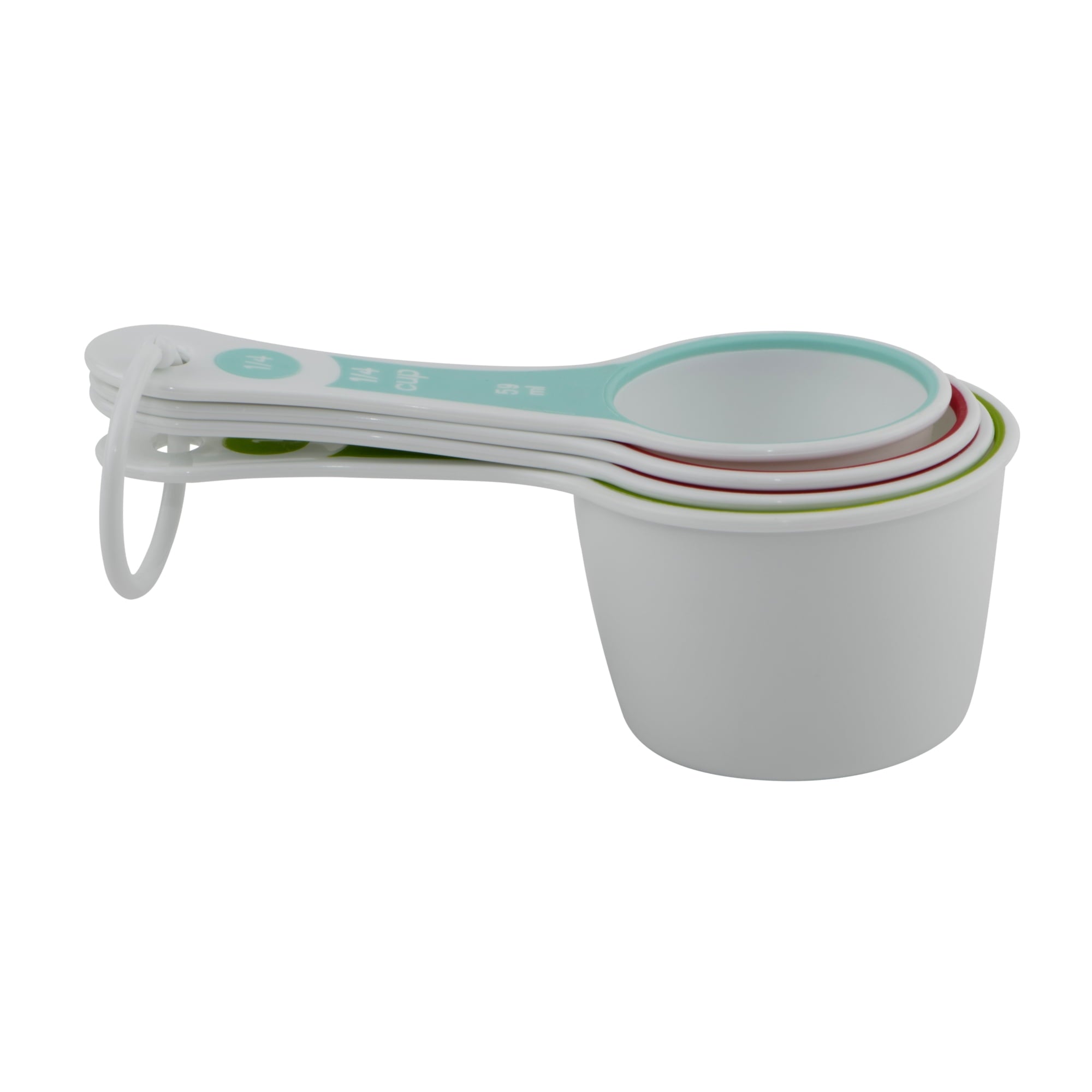 Ergonomic Manual (3 pack) 4-Piece Measuring Cups Set, Multicolor - Kitchen Gadget Tool for Quick Food Prep Detail