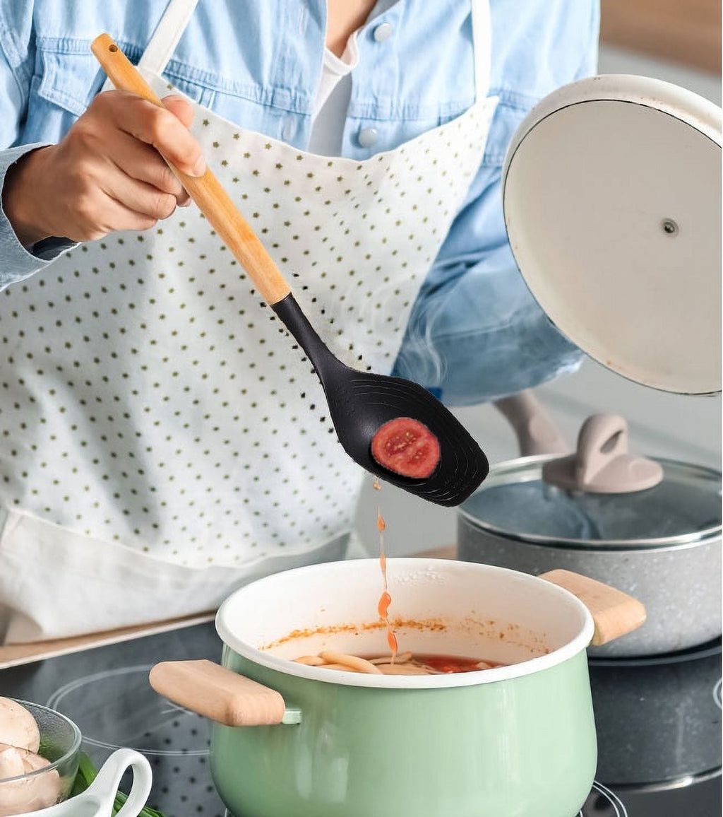 High-Precision with Bamboo Handle, Ideal for Cooking , 13in L - Heavy Duty Stainless Steel Kitchen Shears Detail