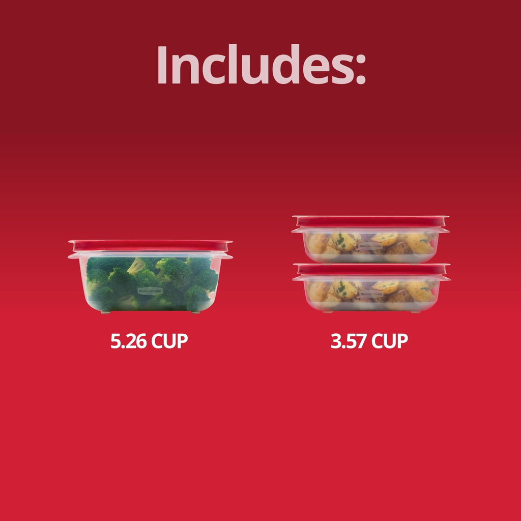 Playful Geometric 3.57-Cup (2) and 5.26-Cup EasyStore Rectangle Containers, 3 Pack, Food Storage Containers, Food Storage Containers wi... - Squishy Dohnut Sweet Treat Shaped Stress Toy Detail