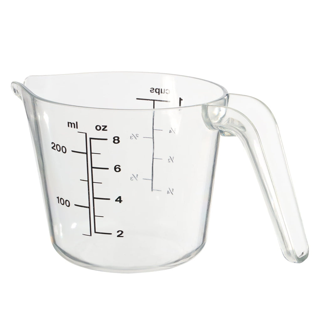 Innovative 1 Cup Large Spout Plastic Measuring Cup, Clear - Innovative Kitchen Helper for Modern Cooking Detail