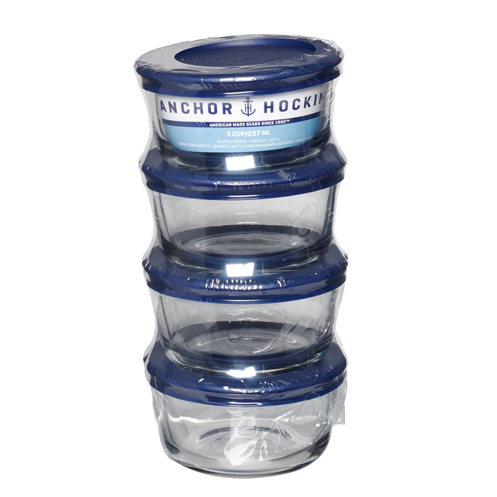 Sweet Treat Shaped Glass Food Storage Containers with Lids, 1 Cup Round, Set of 4 - Squishy Dohnut Sweet Treat Shaped Stress Toy Detail
