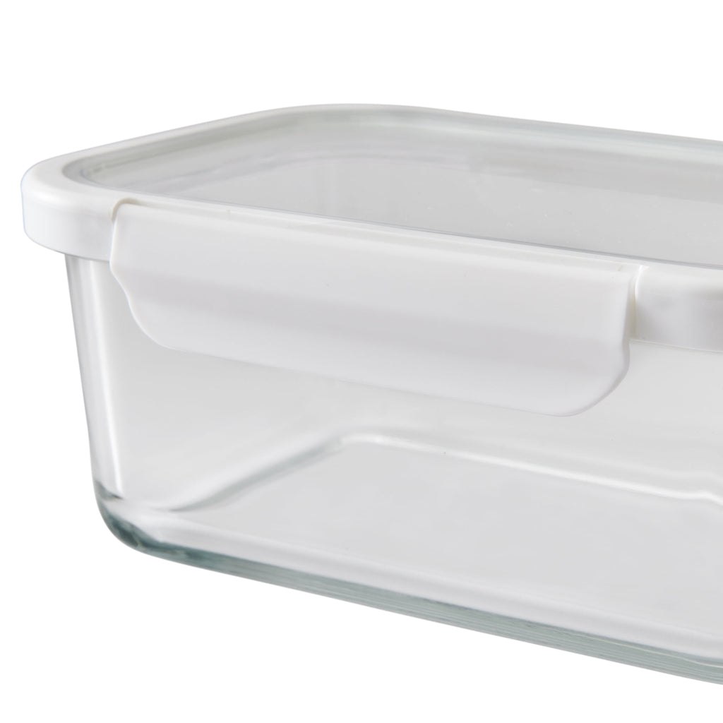 Fun Food Fidget 4Cup Rectangle Glass Food Storage Container with Tritan Lid. Set of 2, 4 Pieces, Designed to H... - Fun Food Fidget Cookie Squishable Toy Detail