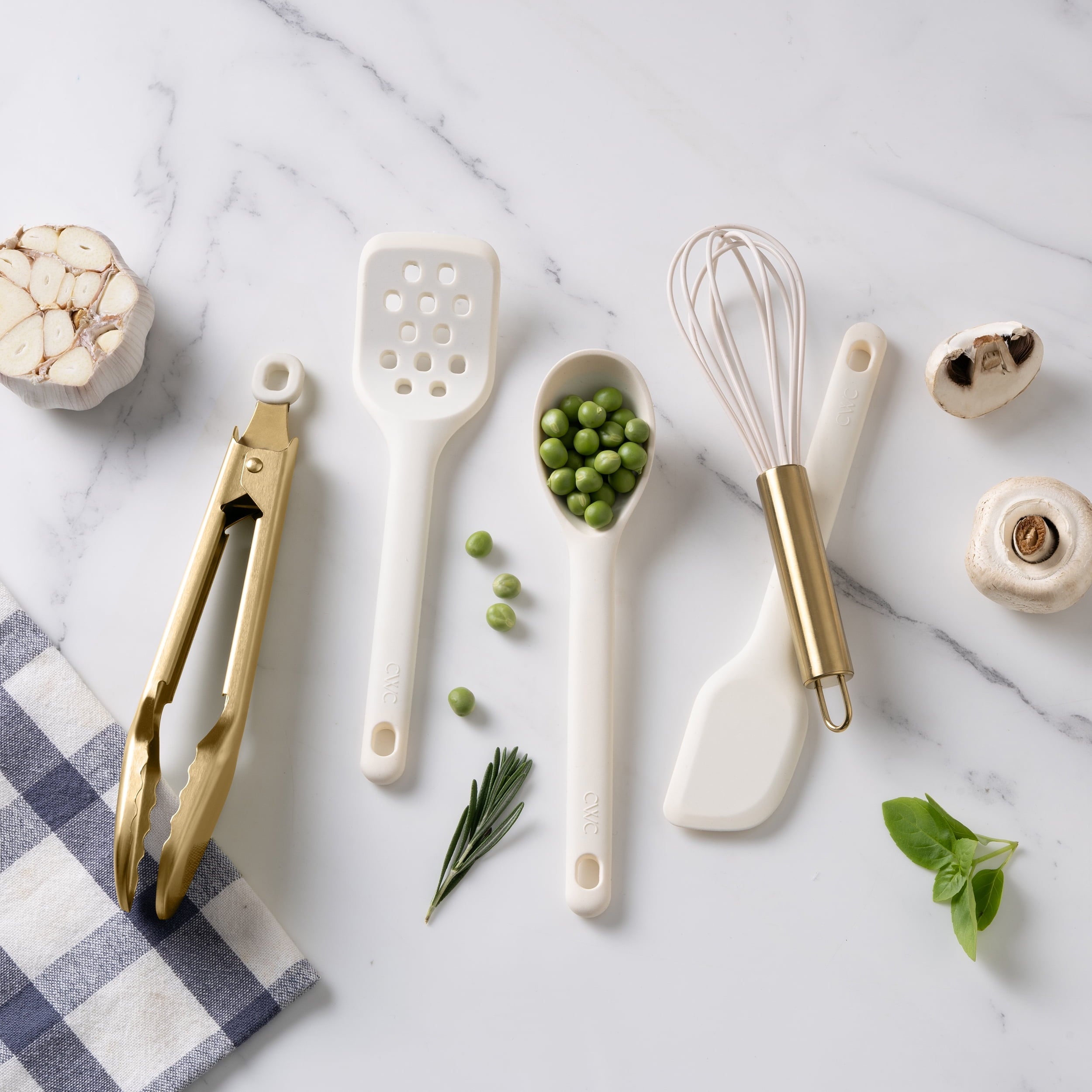 Heavy Duty 5-Piece Mini Silicone Utensil Set Durable & Nonstick Safe - Multi-Purpose Hand Tool for Daily Meal Prep Detail