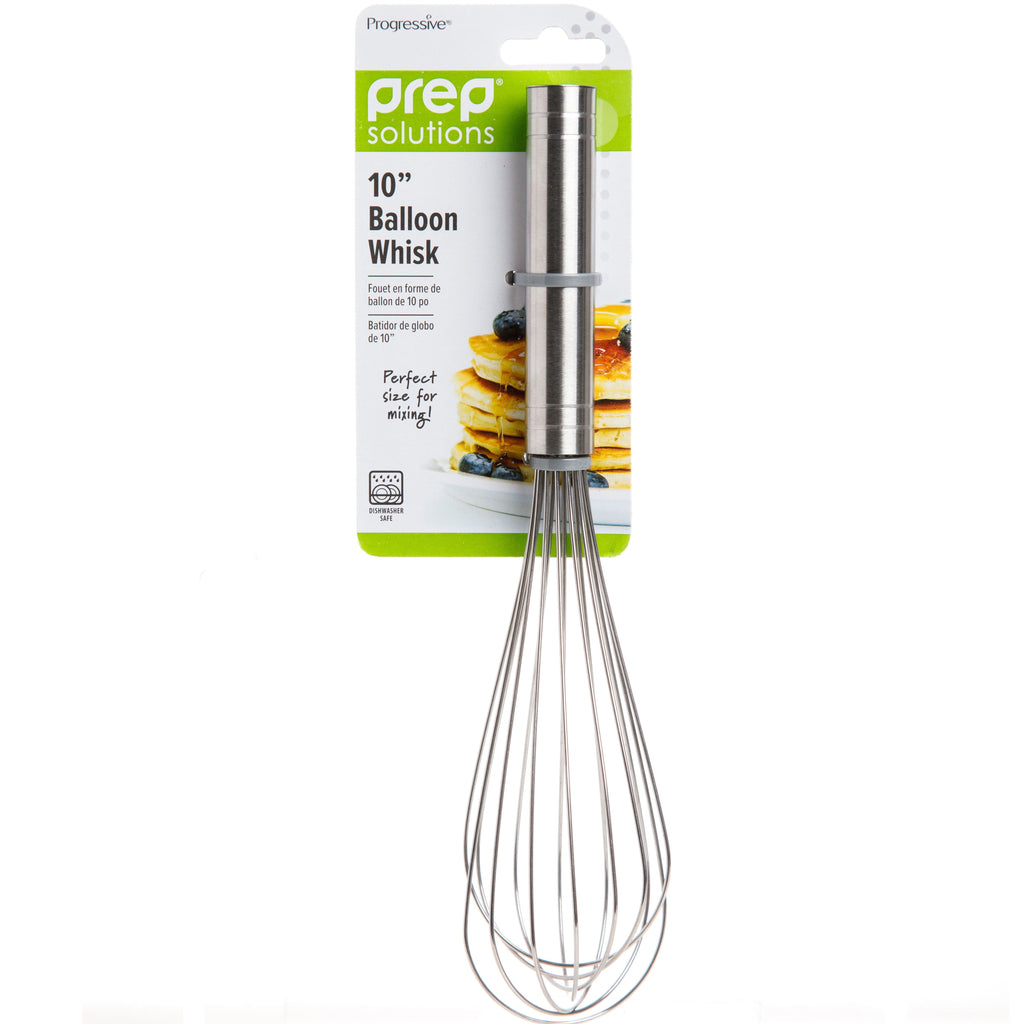 Multi-Functional 10" Stainless Steel Balloon Whisk - Premium Stainless Steel Garlic Presser & Peeler Detail