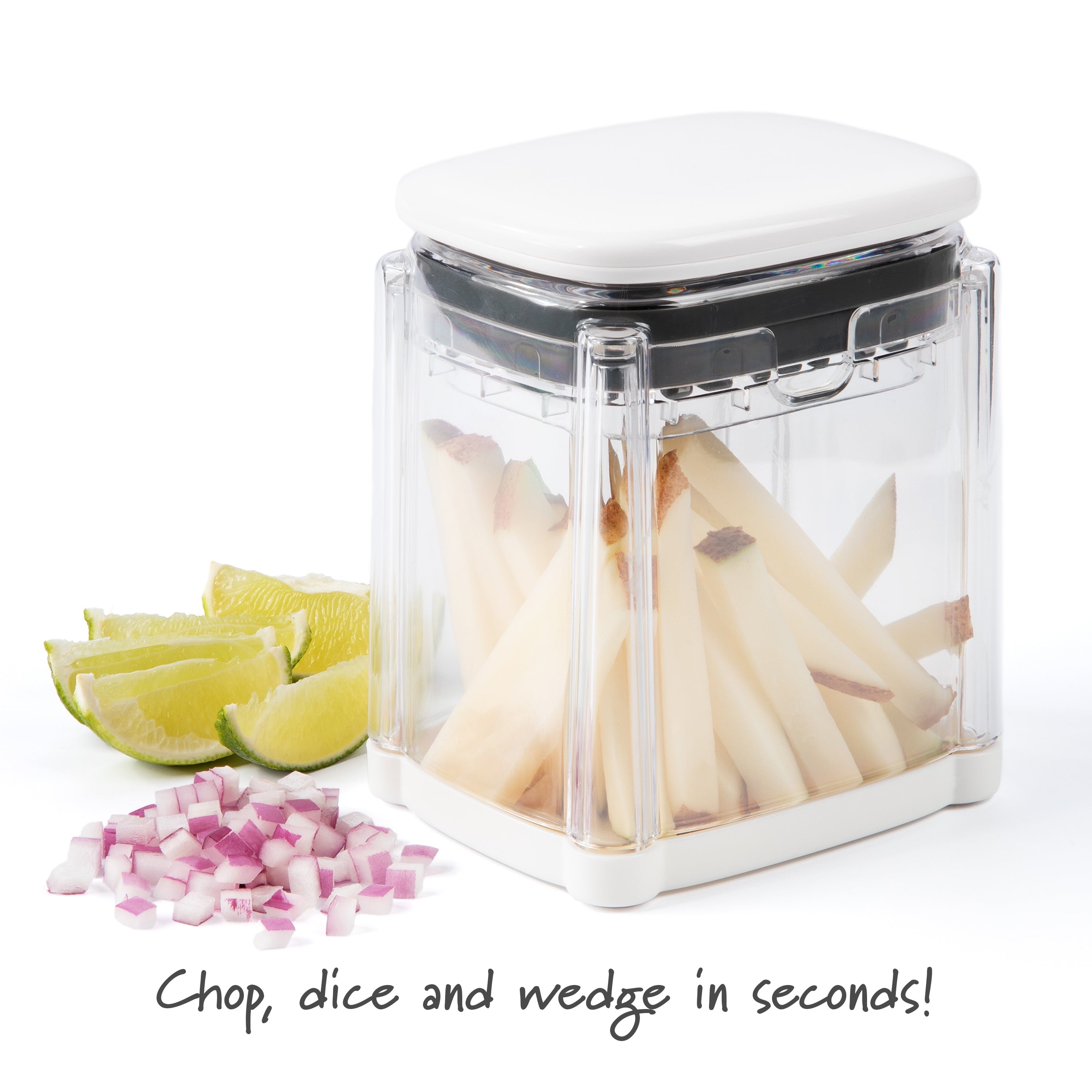 Innovative 3-in-1 Deluxe French Fry Cutter - Multi-Functional Manual Food Chopper & Slicer Detail